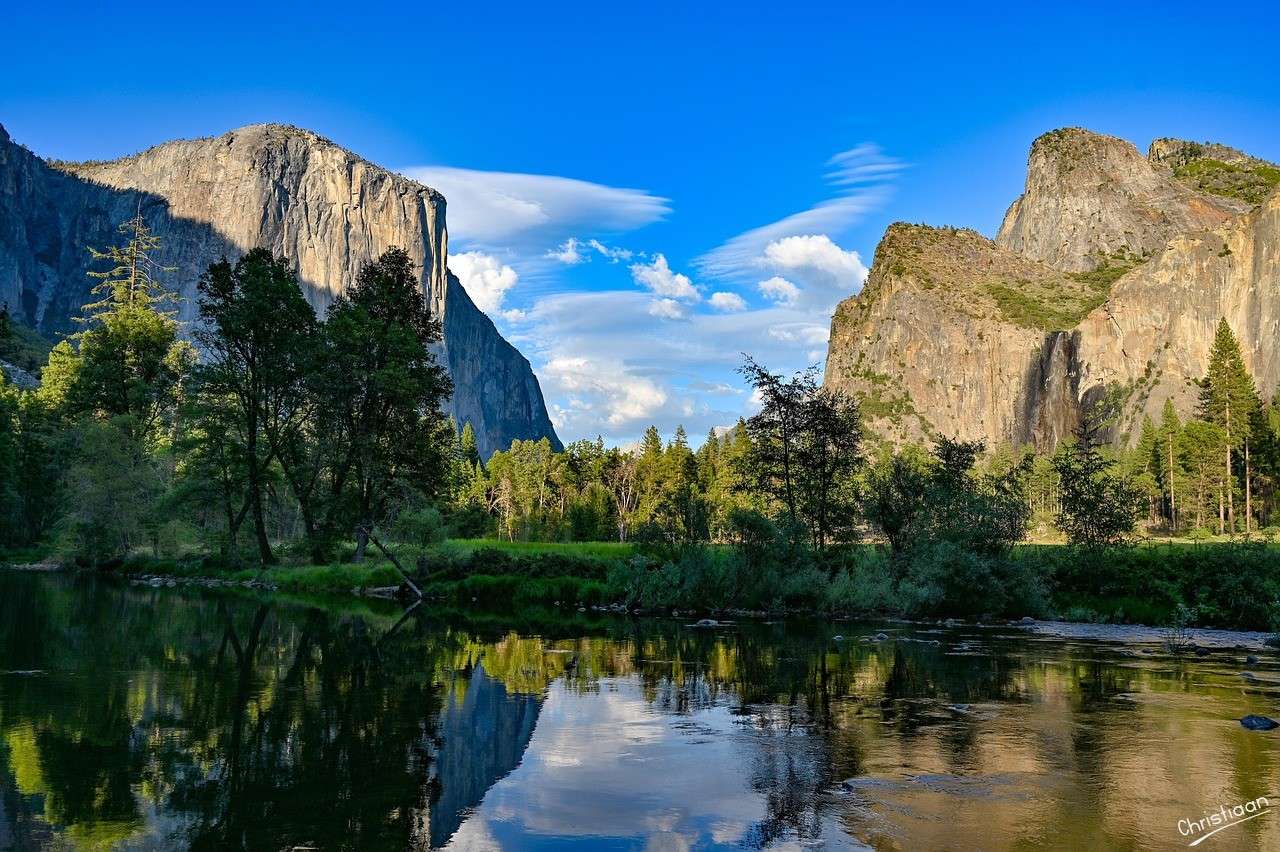 Yosemite, California, Natură. puzzle online