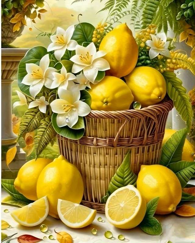 a basket full of lemons online puzzle