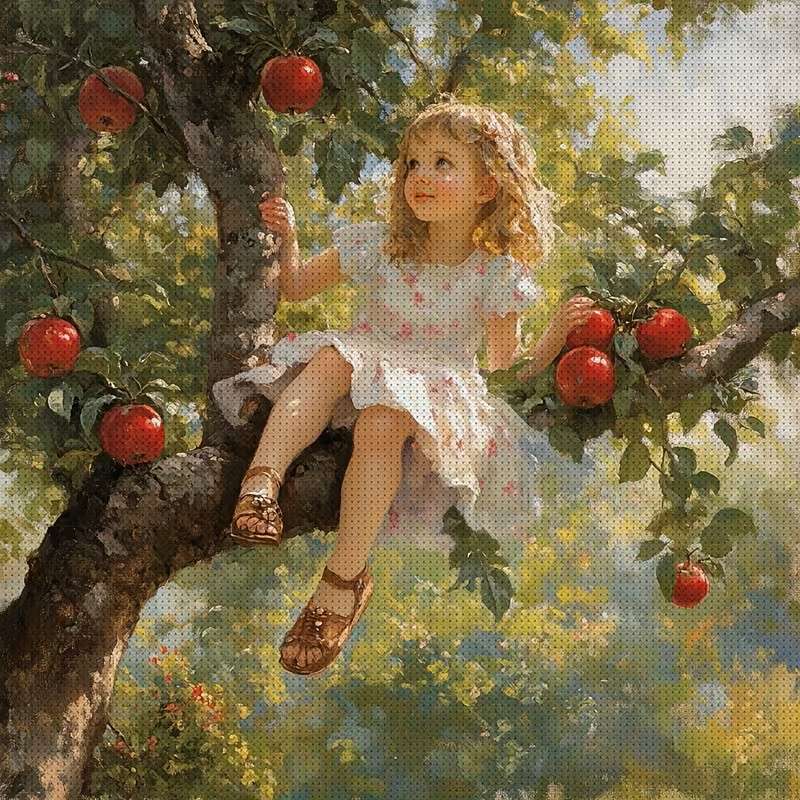 eine Reise für leckere Äpfel Online-Puzzle