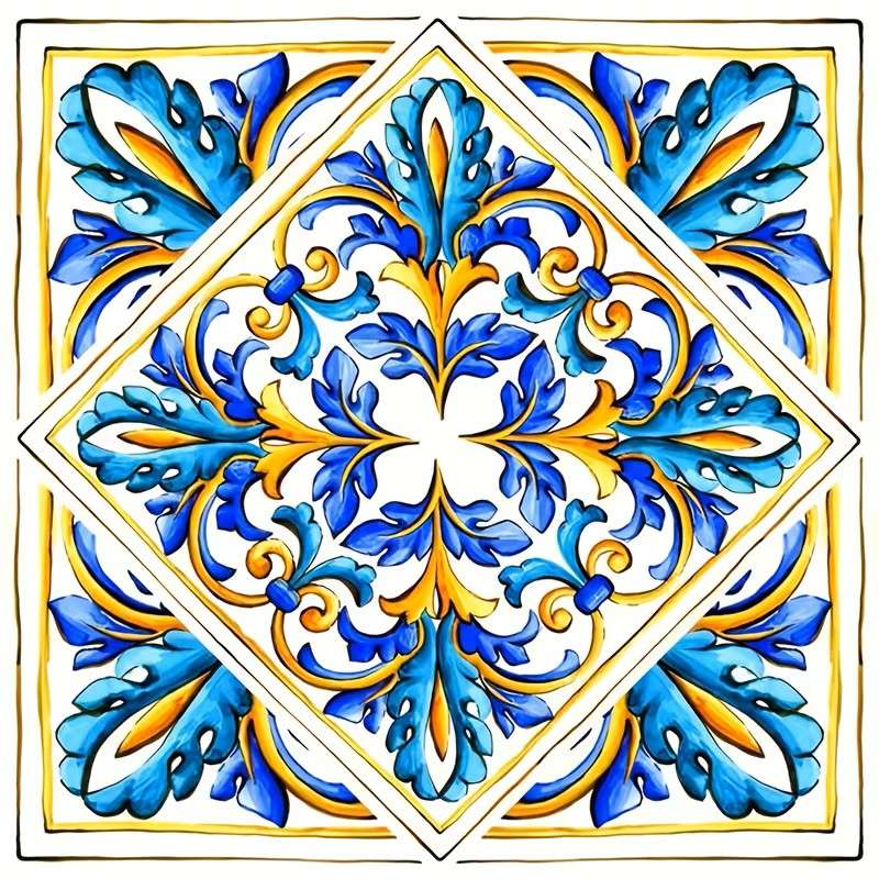 piastrella decorata e decorativa puzzle online