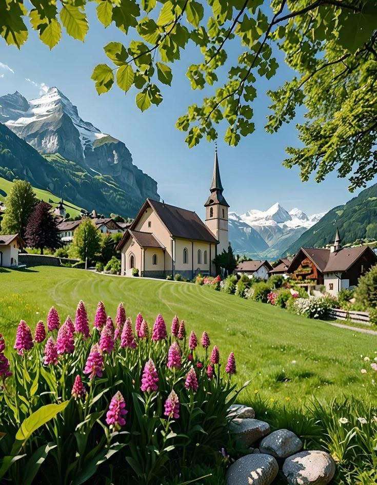 Chiesetta di montagna puzzle online