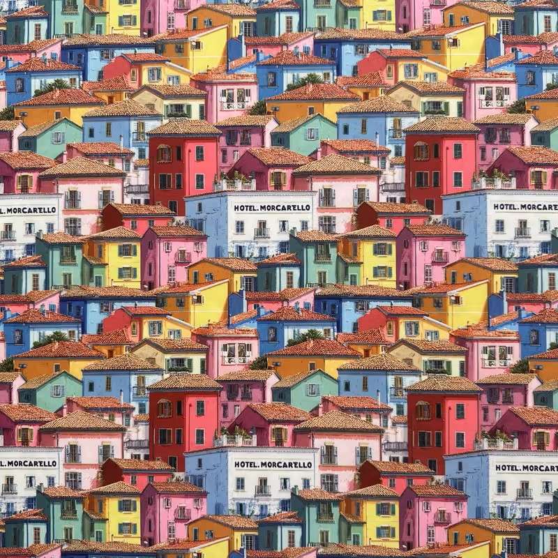 velmi přeplněné město online puzzle