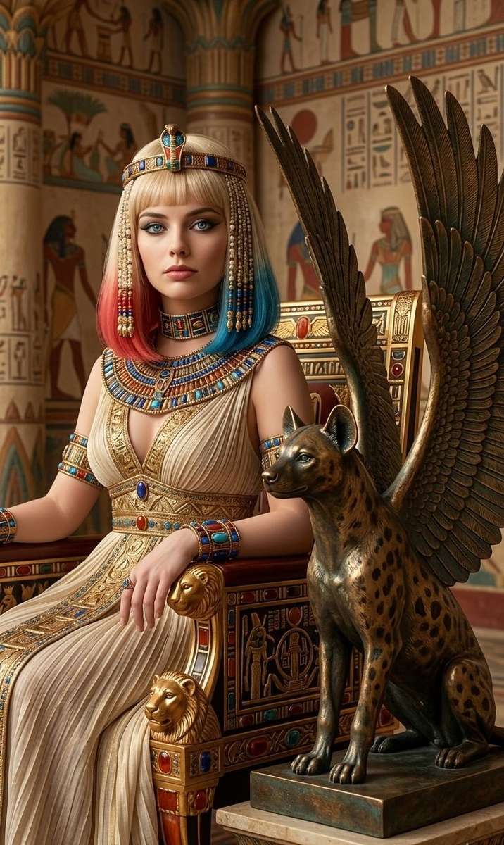 Vacker drottning av öknen Pussel online