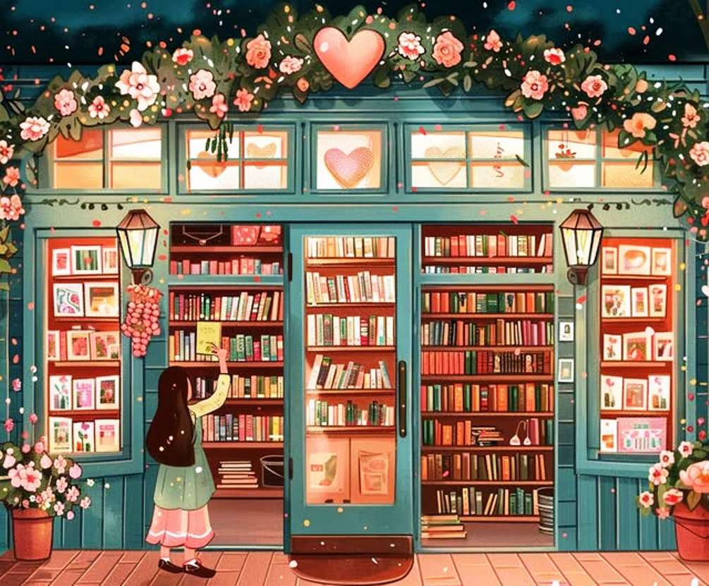 Boekenwinkeltje rompecabezas en línea