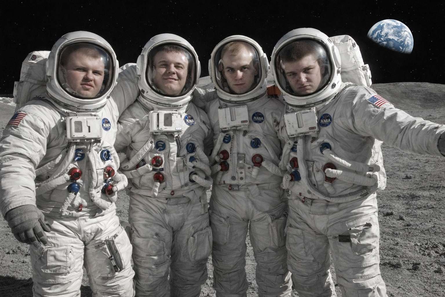 Gruppe C im Weltraum! Online-Puzzle