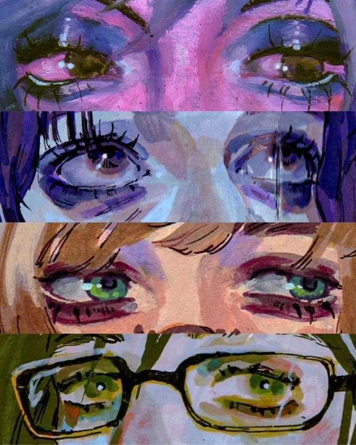 staring eyes online puzzle