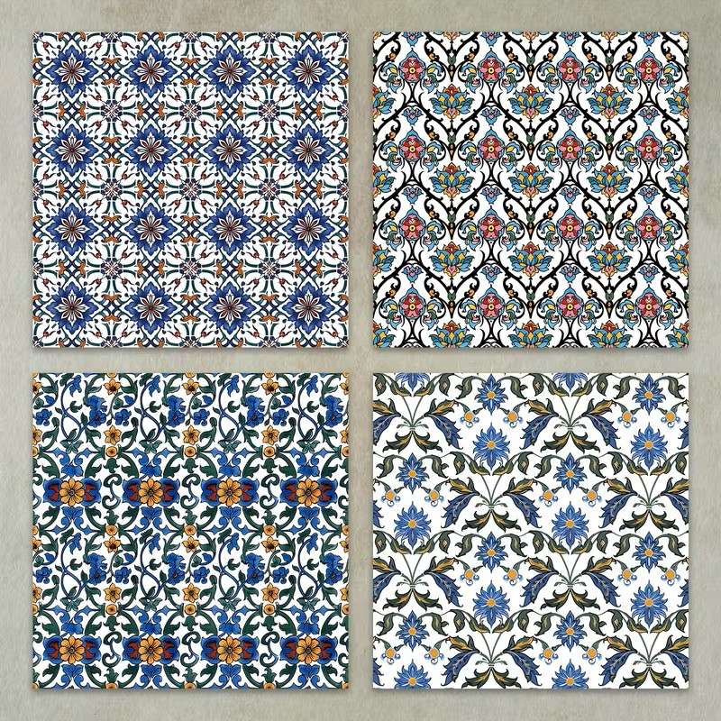 set of decorative patterns jigsaw puzzle online