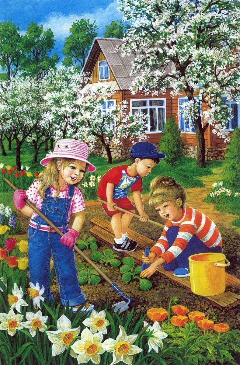 Primavera in giardino puzzle online