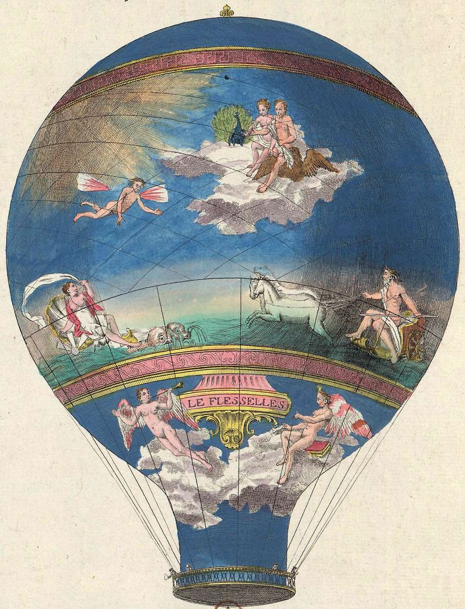 Pilâtre de Rozier JF -1784- Machine Aérostatique puzzle en ligne