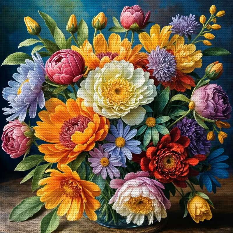 bouquet de fleurs de printemps puzzle en ligne