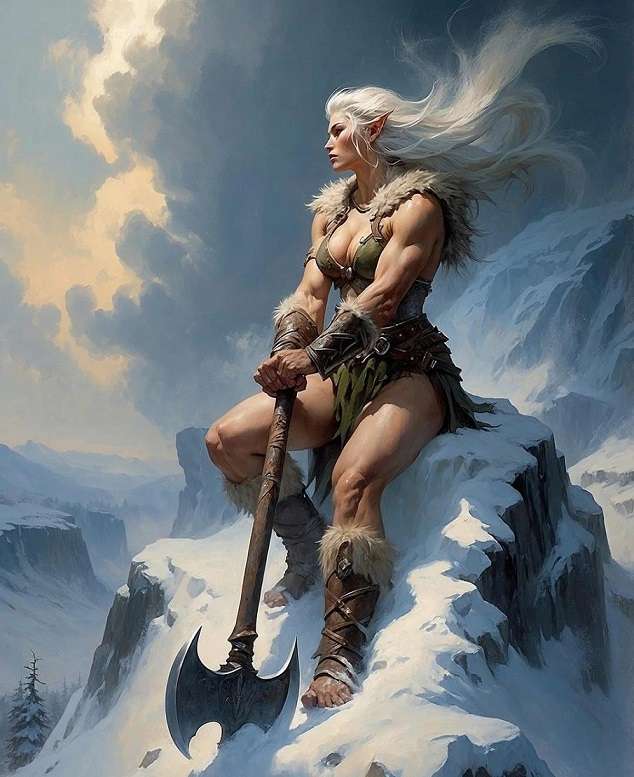 warrior of snow and ice online puzzle