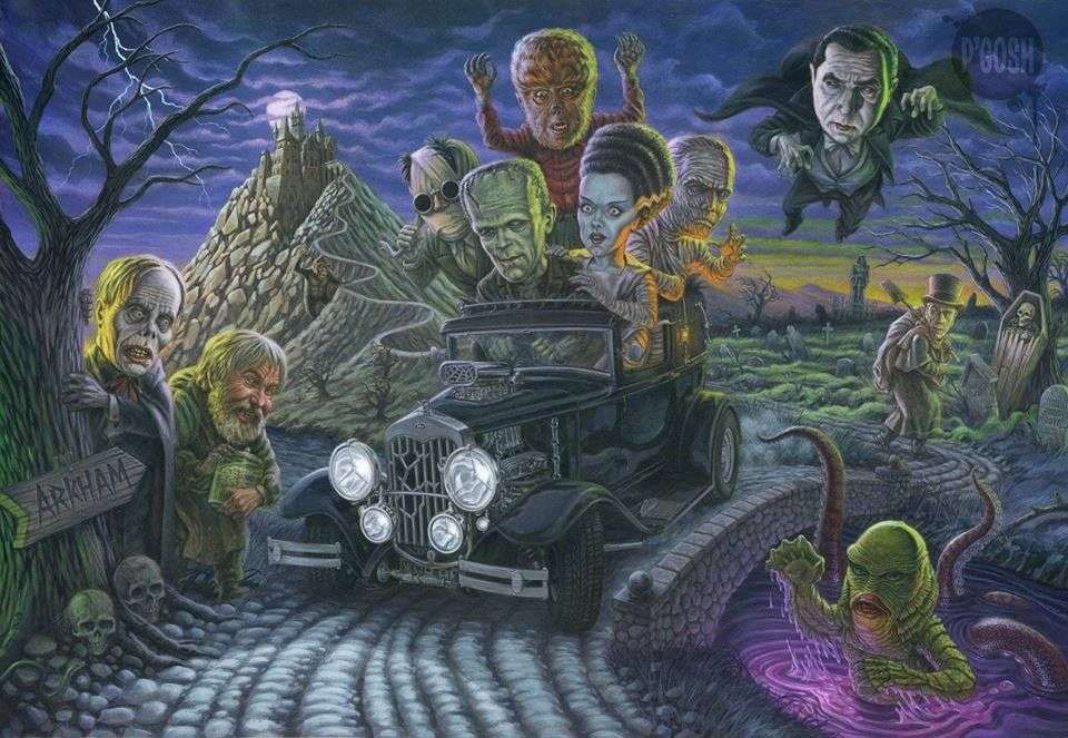 Monsters online puzzle