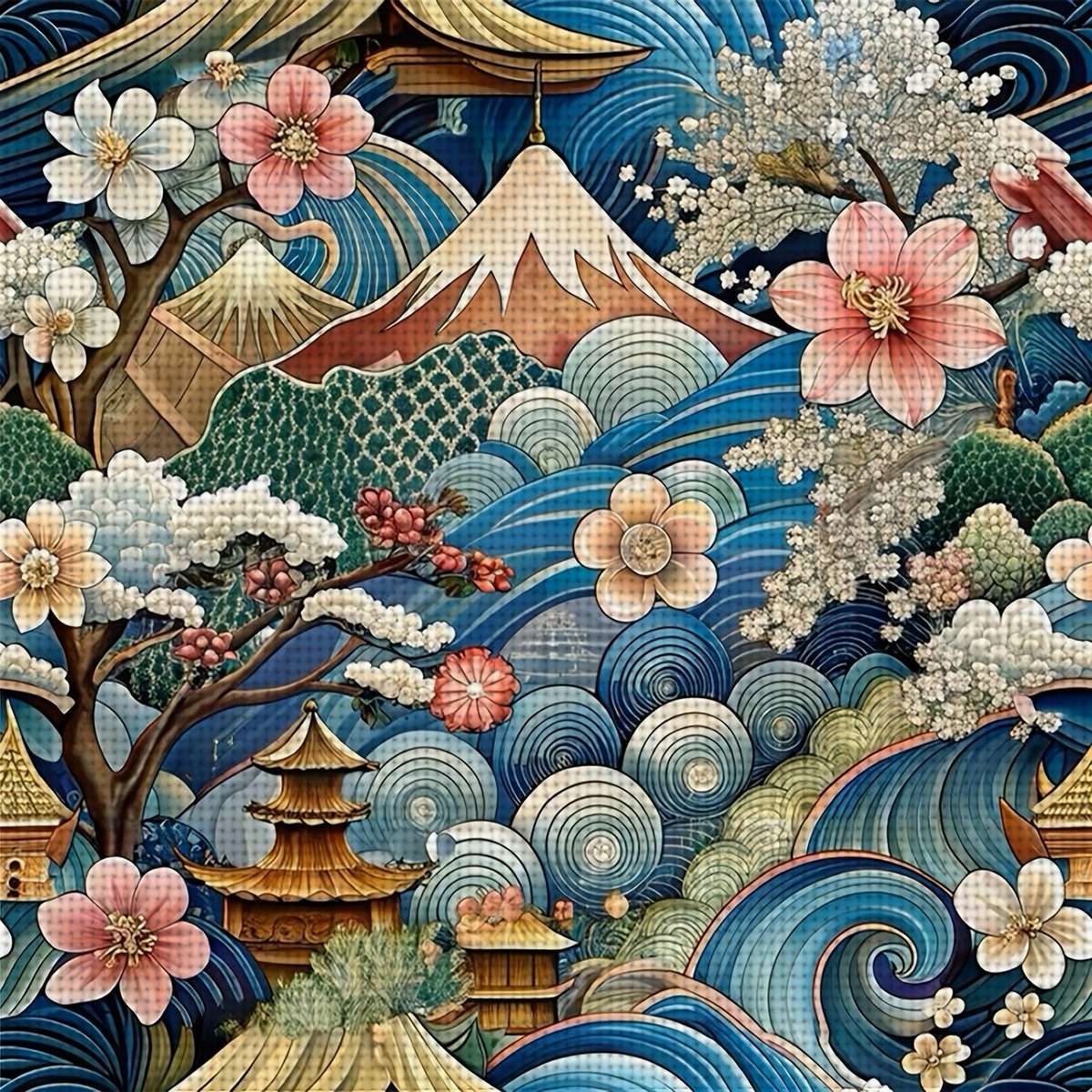 view of Mount Fuji jigsaw puzzle online
