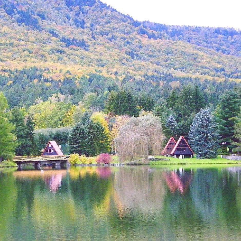 cottages in the mountains online puzzle