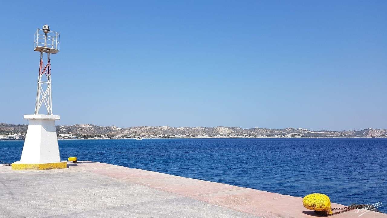 Kos, Grecia, porto. puzzle online