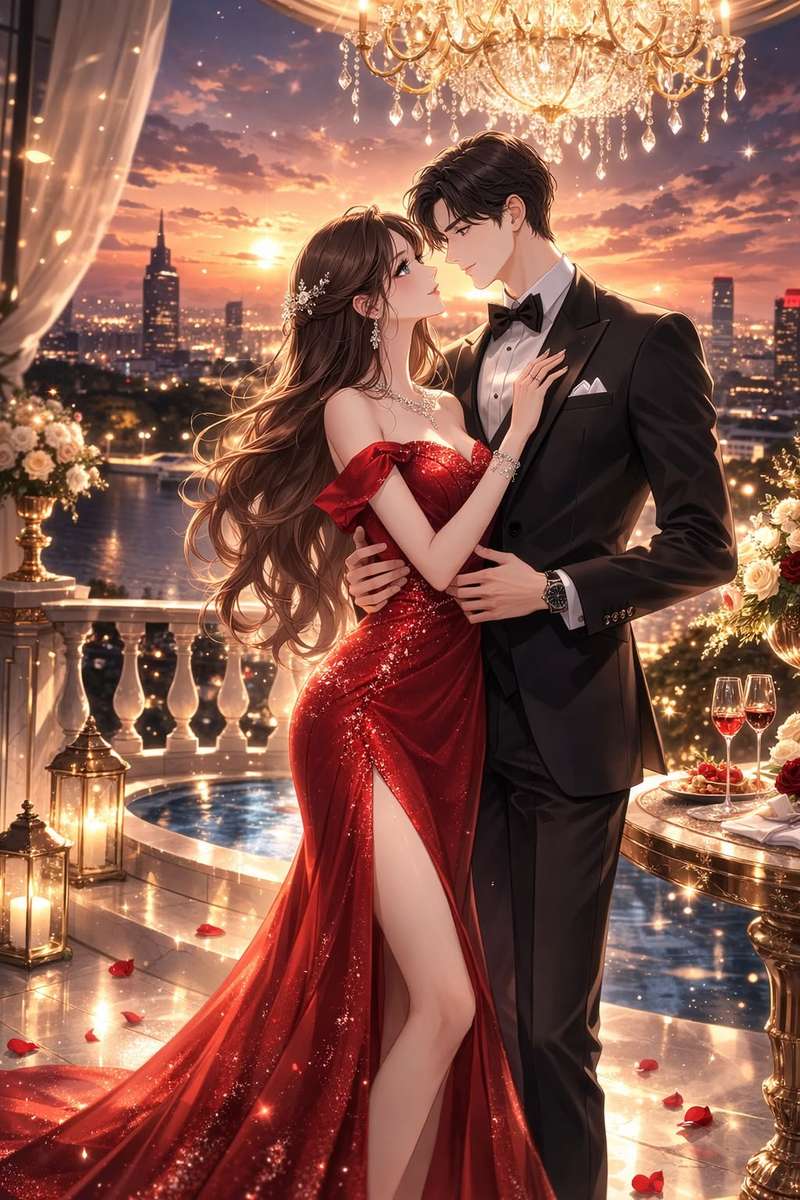 Mädchen und Junge Puzzlespiel online