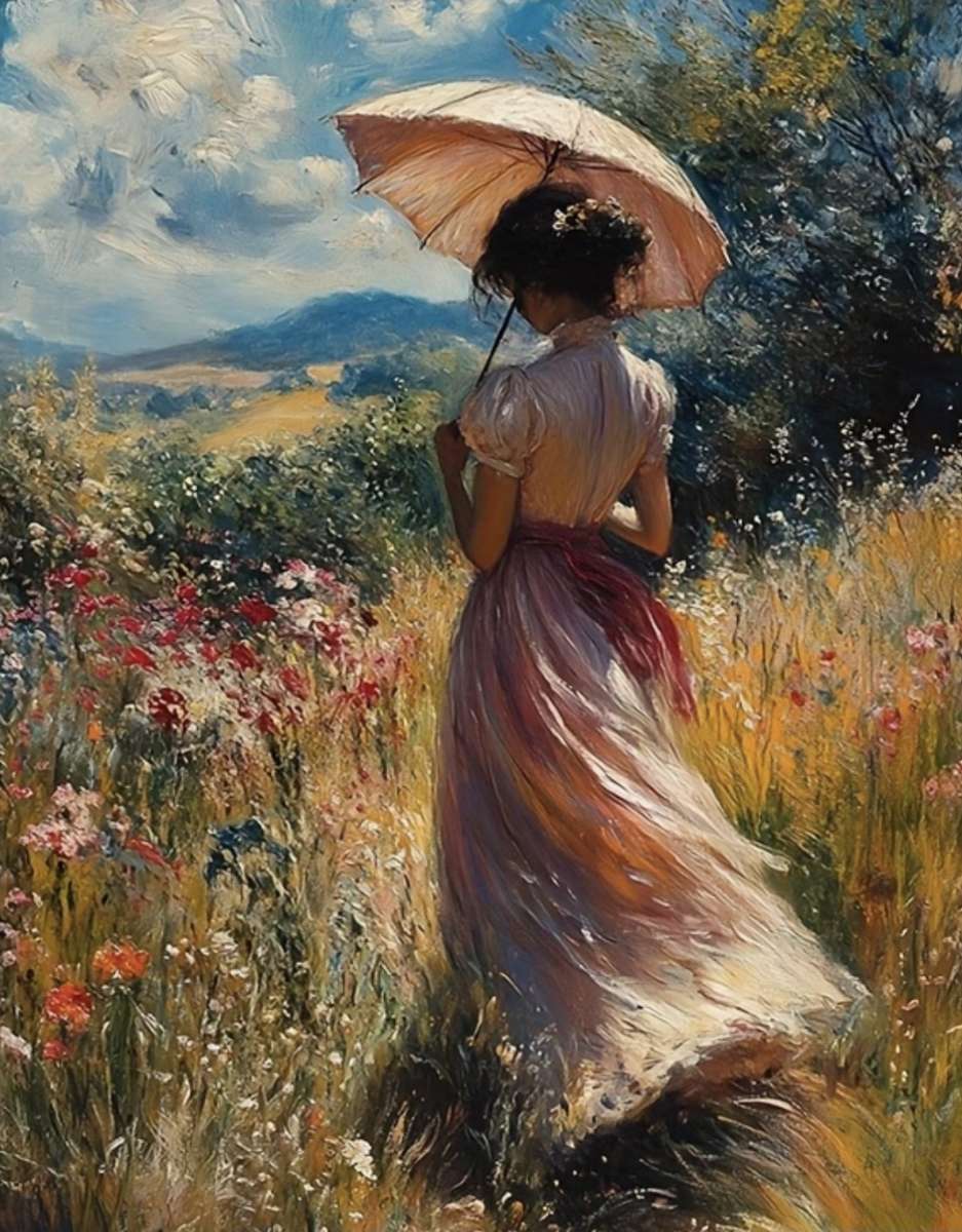 En kvav sommardag pussel på nätet