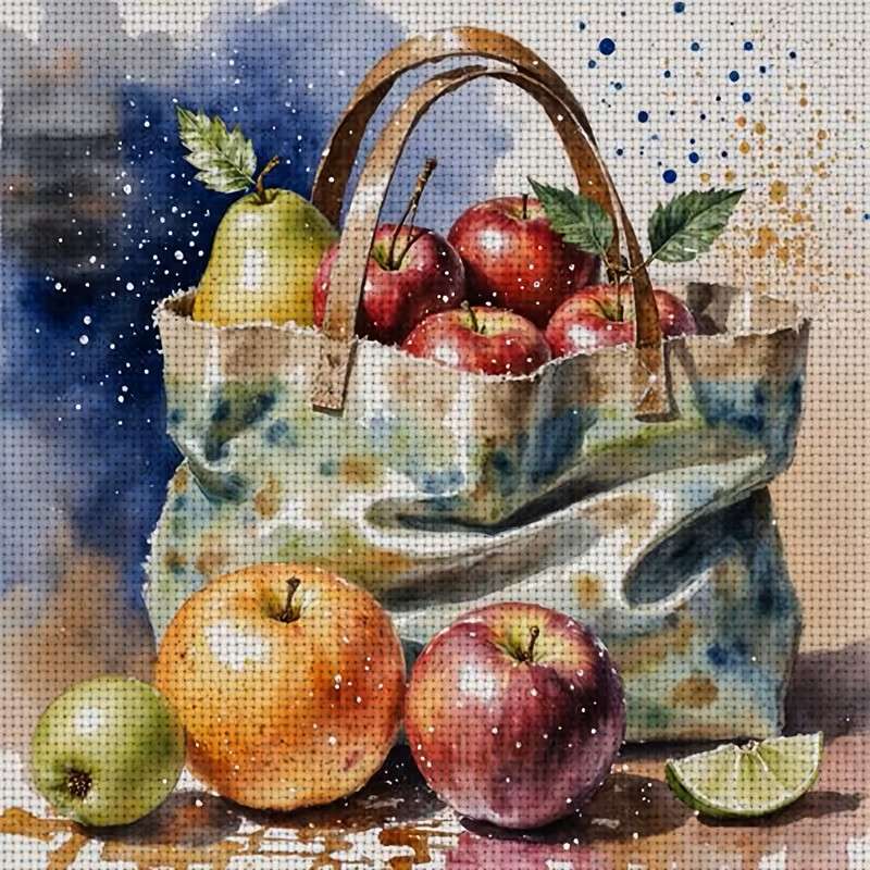 bolsa llena de fruta rompecabezas en línea