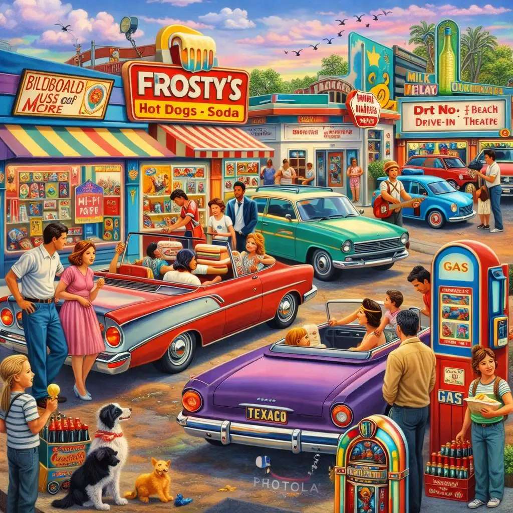 Souvenirs de Frosty sur Main Street puzzle en ligne