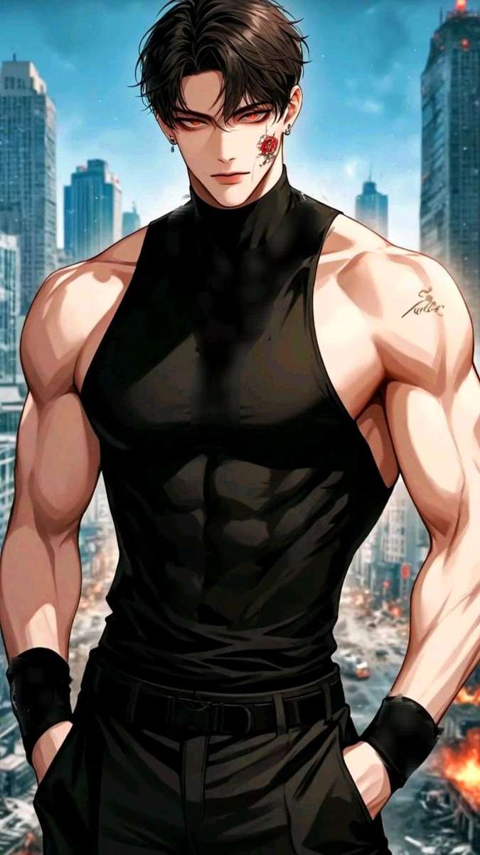 Anime pojkvän Pussel online