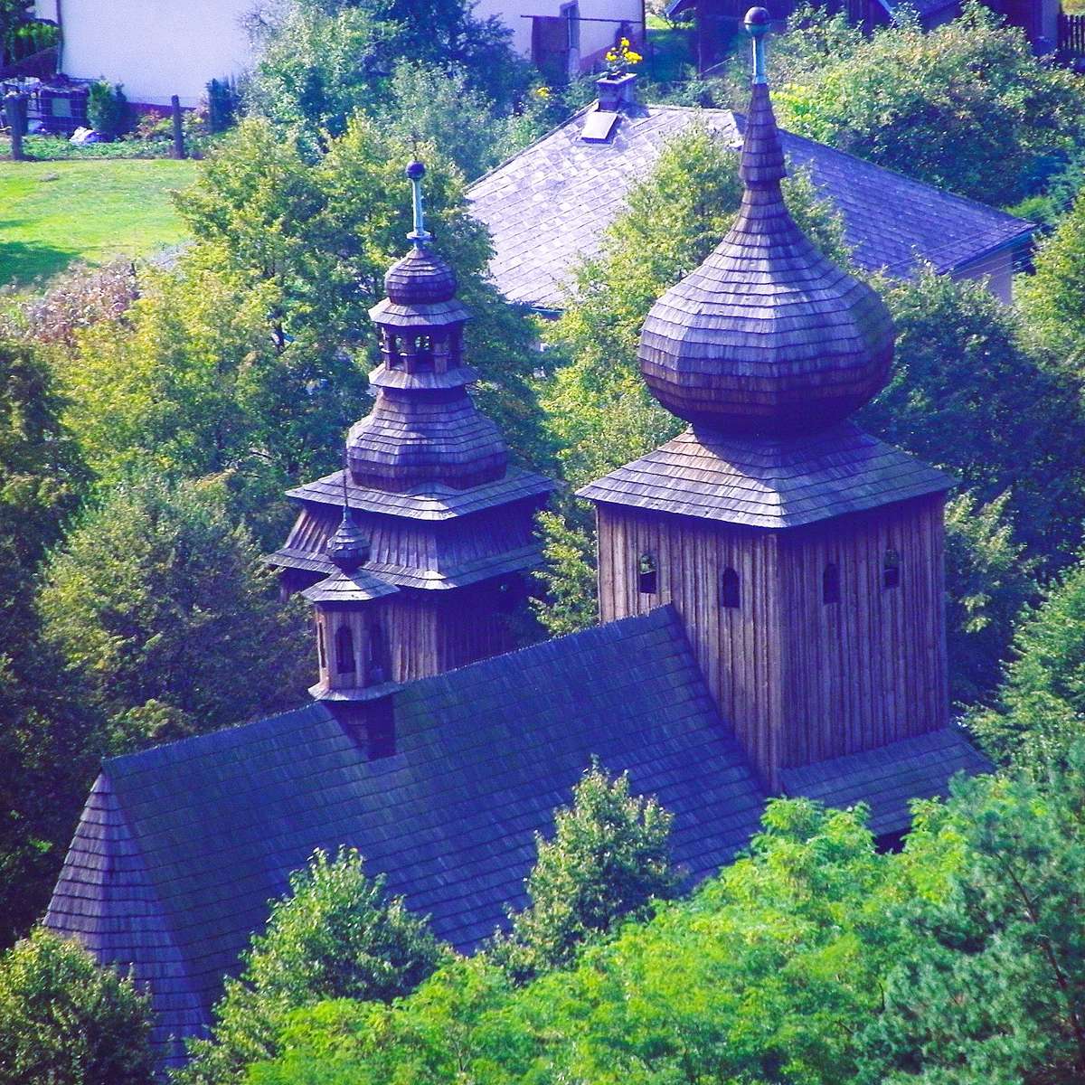 Uitzicht van boven online puzzel