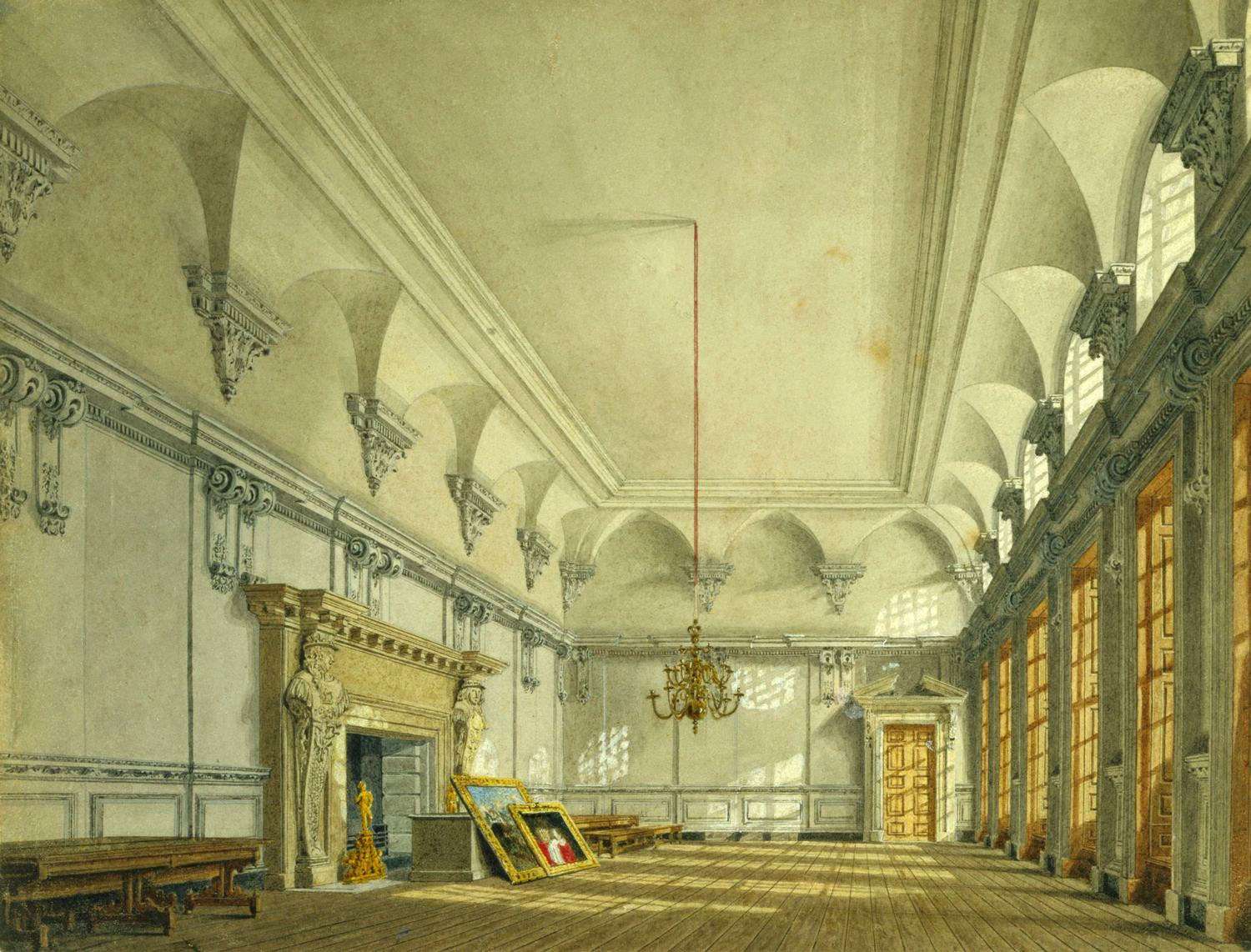 Cattermole R -1819- Queen's Chambers, Hampton Court online puzzle