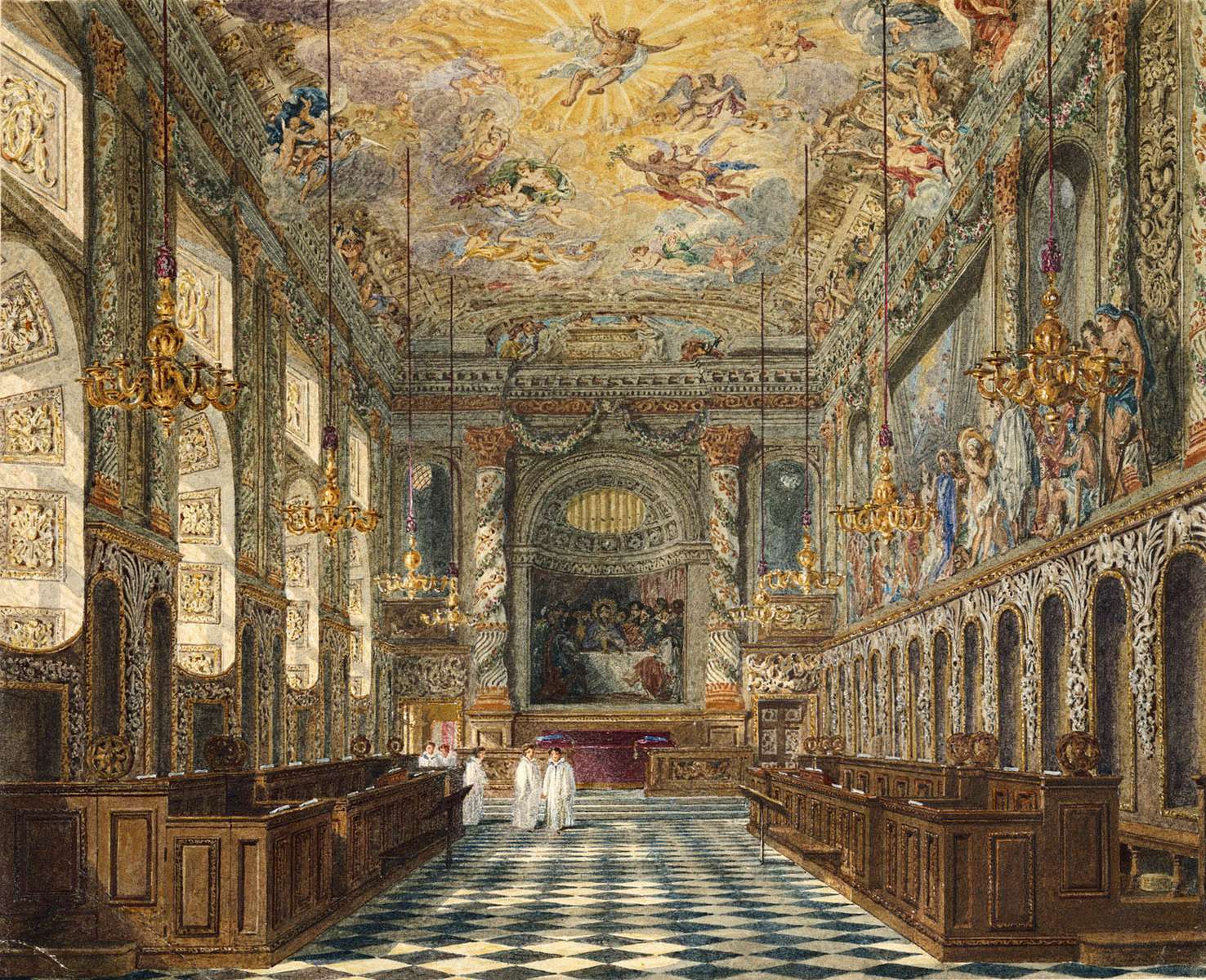 Wild C -1818- Royal Chapel, Windsor Castle jigsaw puzzle online
