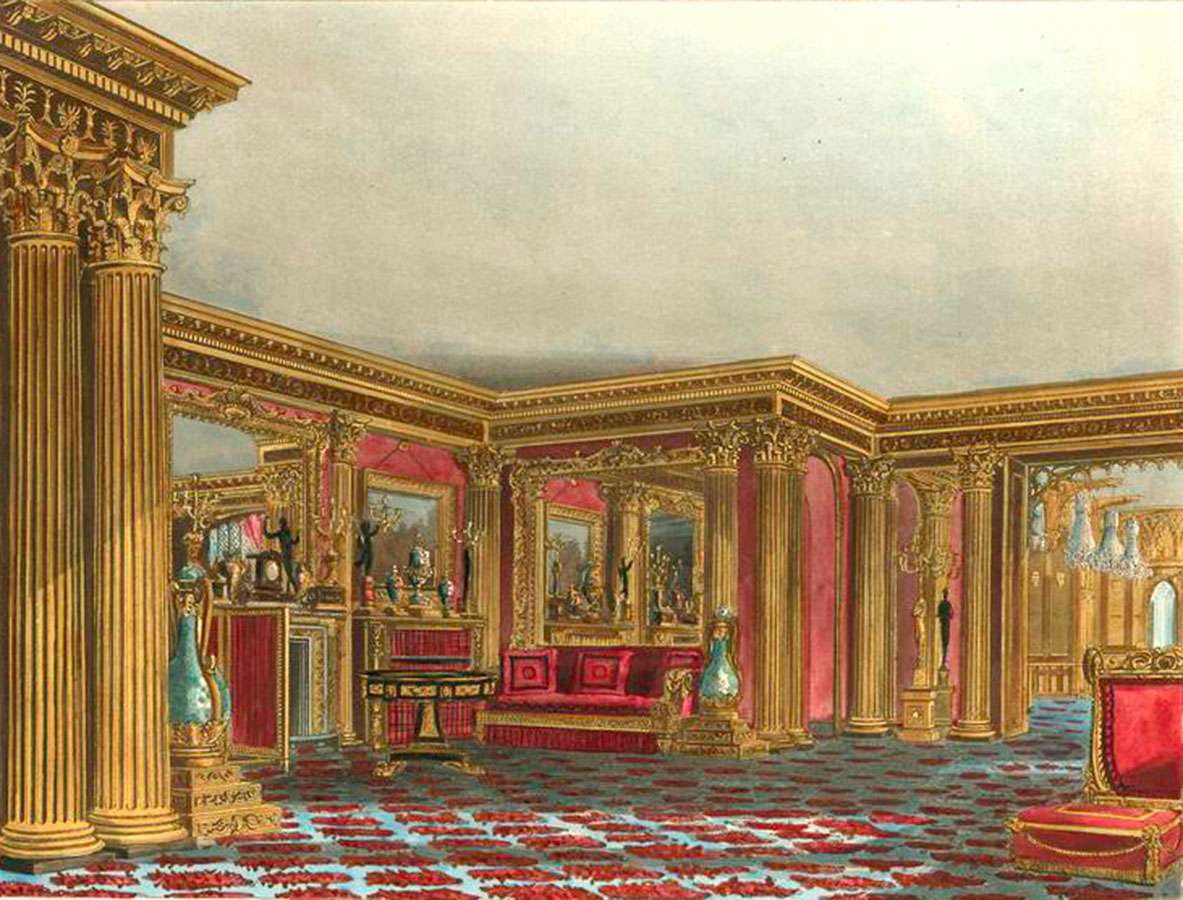 Rowlandson T -1817- Golden Drawing Room, Carlton online puzzle