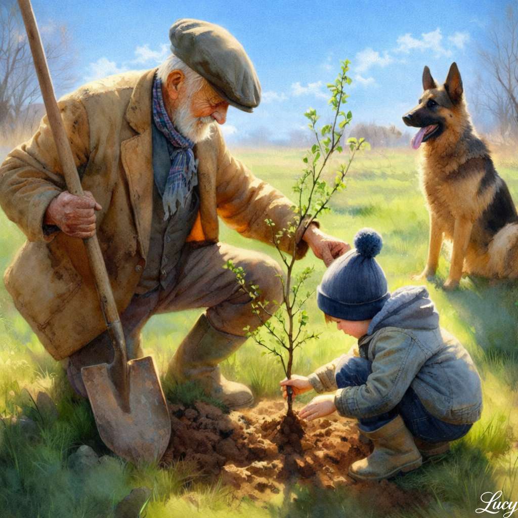 Samen planten in het lentelicht online puzzel