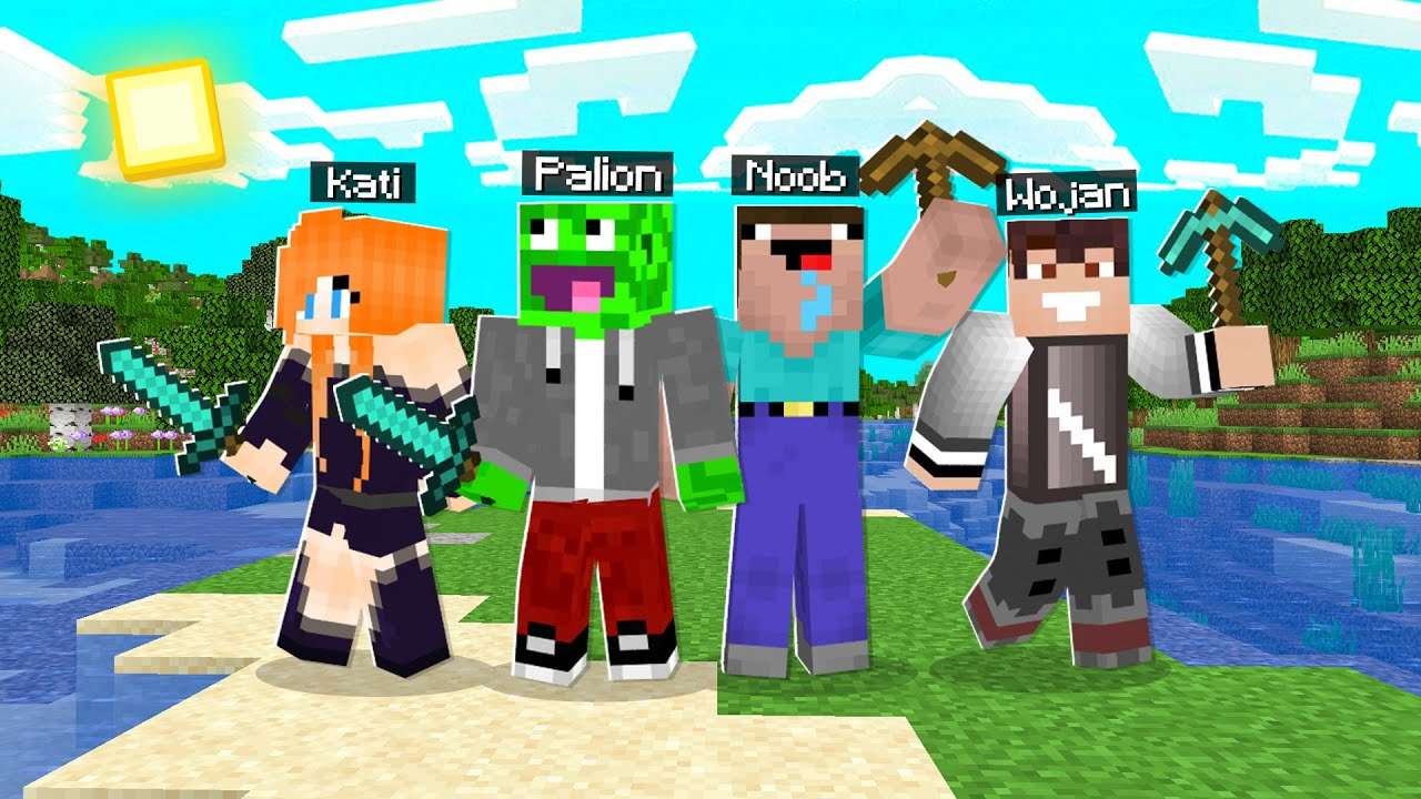 Minecraft Noob Puzzlespiel online