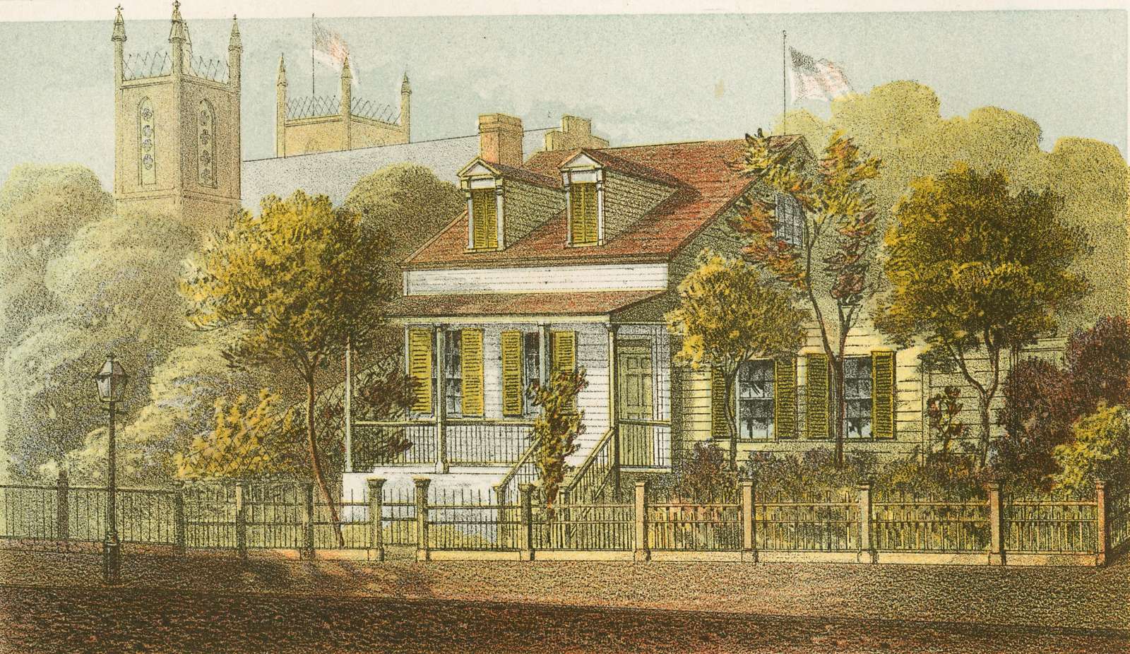 Anonymous -1863- Residence in New York online puzzle
