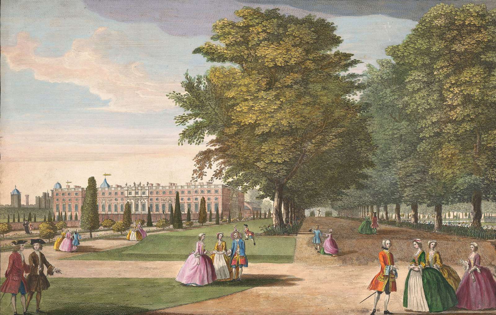 Anonymous -ca1750- Hampton Court Palace jigsaw puzzle online