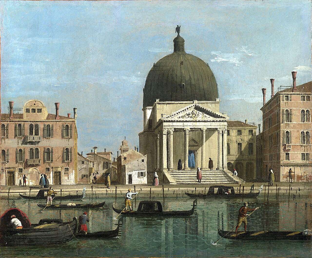 Canaletto -1738- San Simeone Piccolo, Venice online puzzle