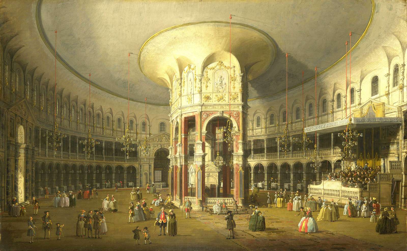 Canaletto -1754- Interior view of the Rotunda of Ranelagh jigsaw puzzle online