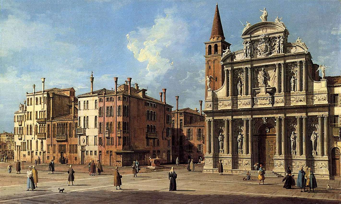 Canaletto -1765- Santa Maria Zobenigo jigsaw puzzle online
