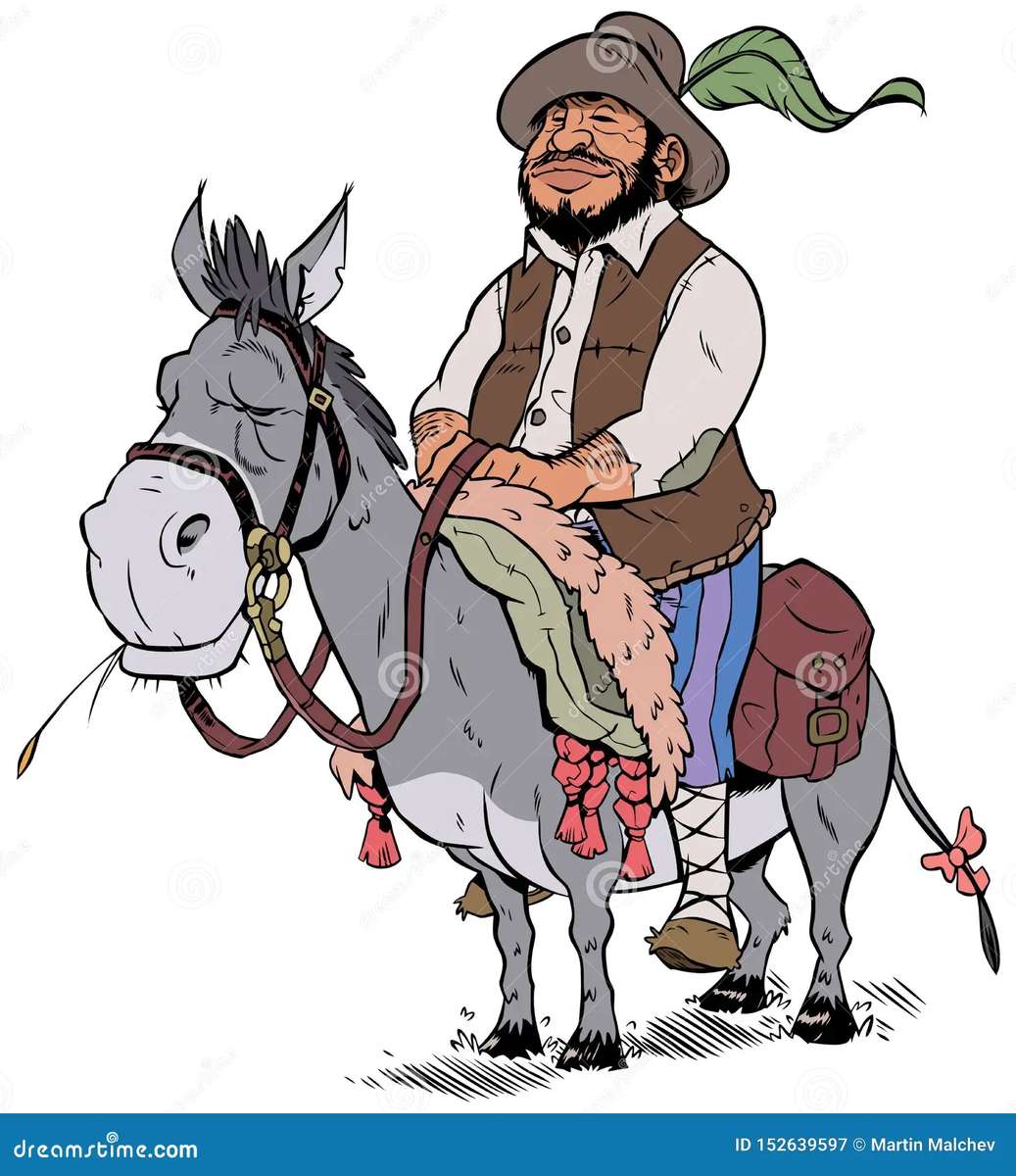 sancho panza online puzzle