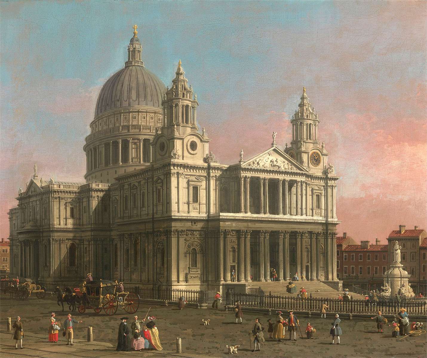 Canaletto -1754- St. Paul's Cathedrale online puzzle