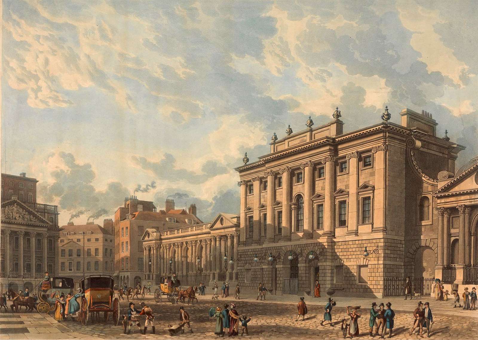 Havell D -1816- In front of the Bank of England online puzzle