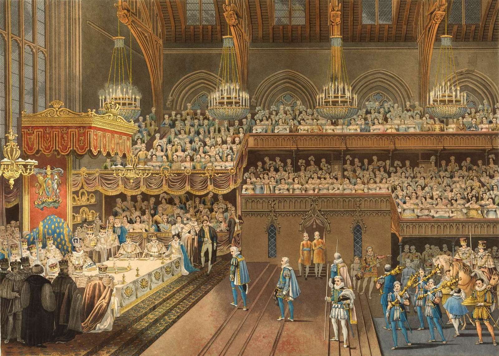 Havell R -1824- The royal banquet jigsaw puzzle online
