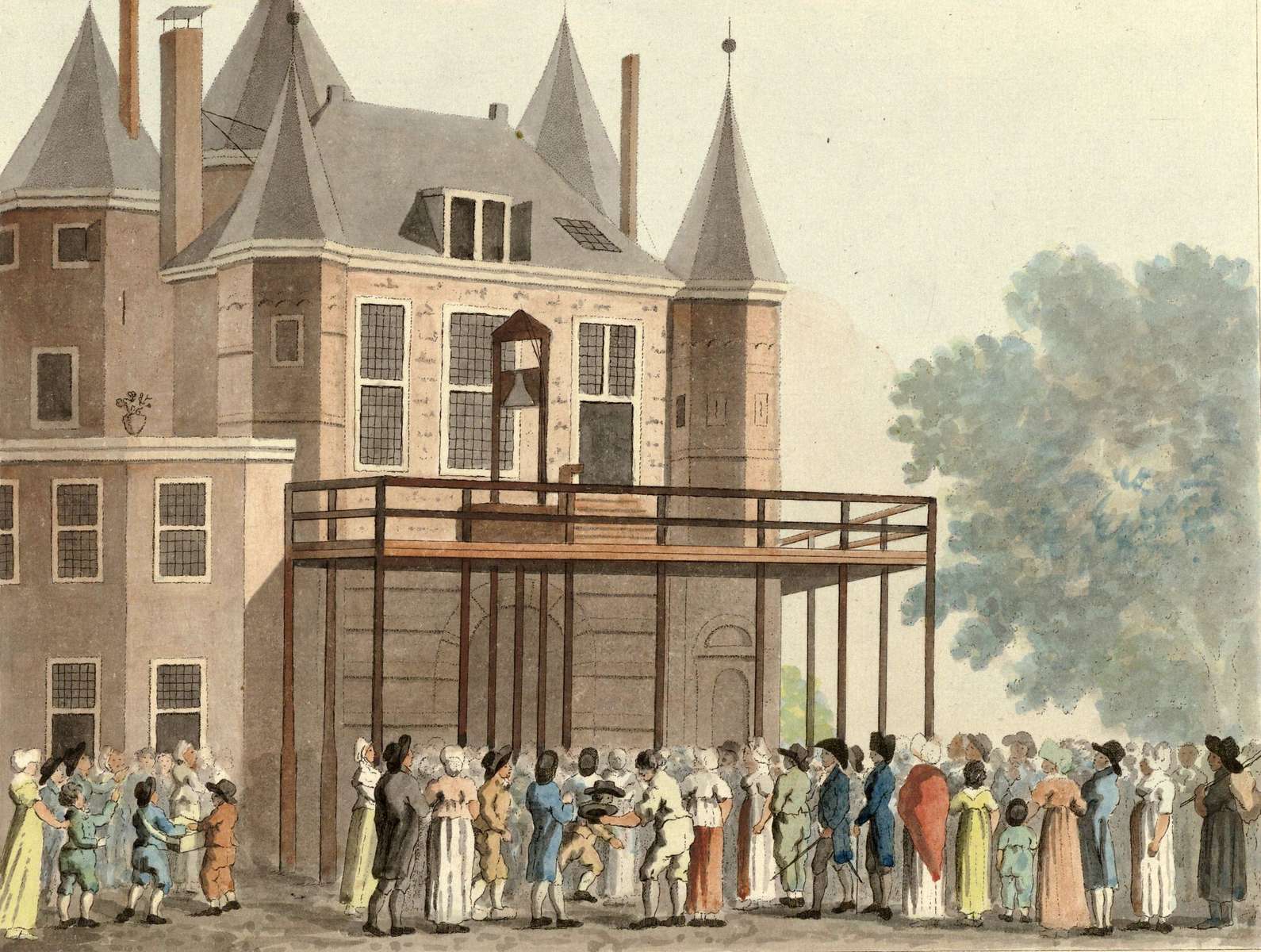 Hulsebom G-1812- Guillotine at Neumarkt, Amsterdam online puzzle