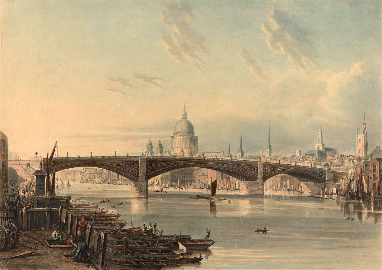 Sutherland T -1819- Southwark Iron Bridge, London online puzzle
