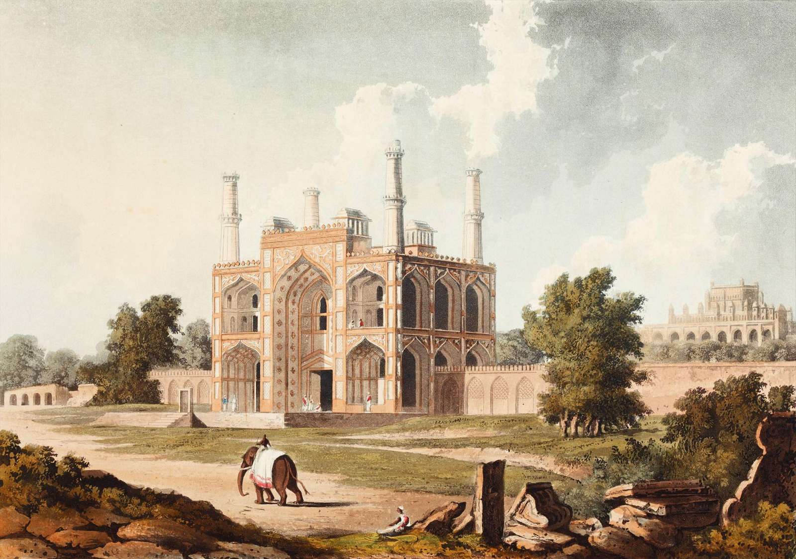 Sutherland T -1824- Akber's Tomb, Sikandra jigsaw puzzle online