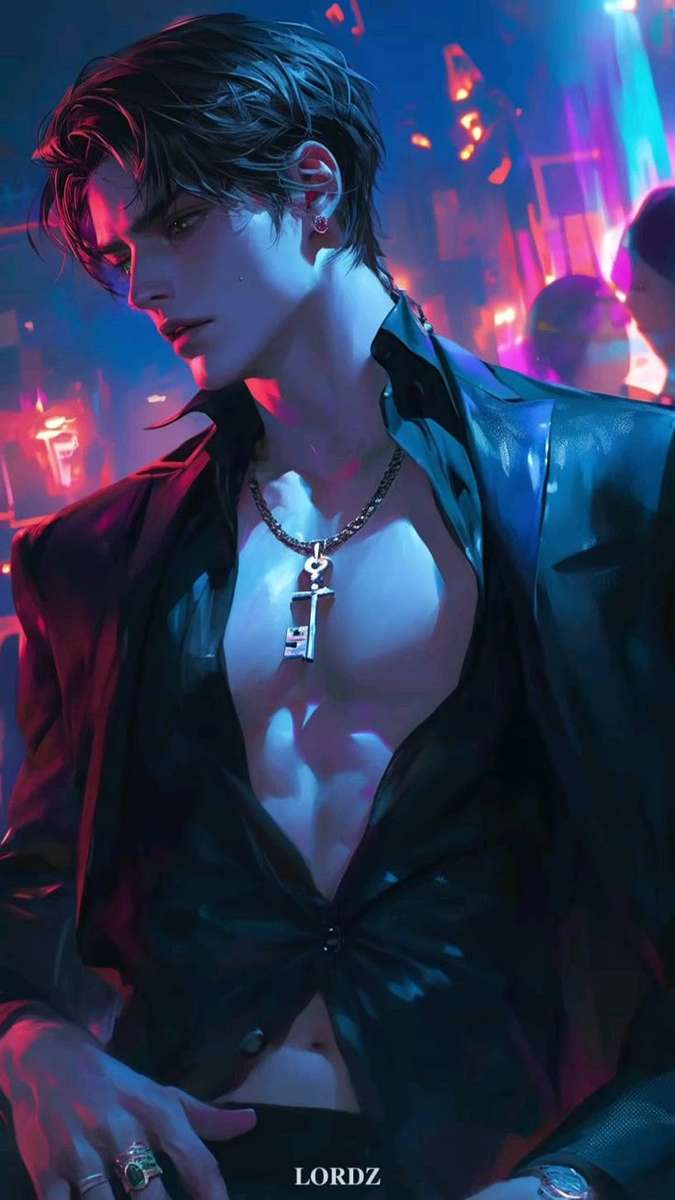 Anime Boyfriend jigsaw puzzle online