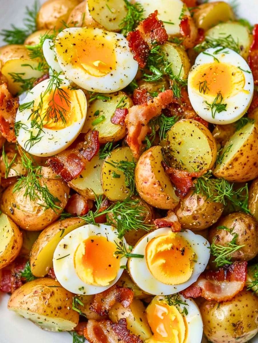 Warme aardappelsalade online puzzel