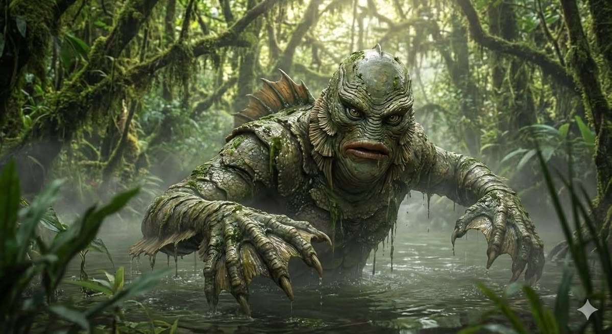 Monster from the Black Lagoon jigsaw puzzle online