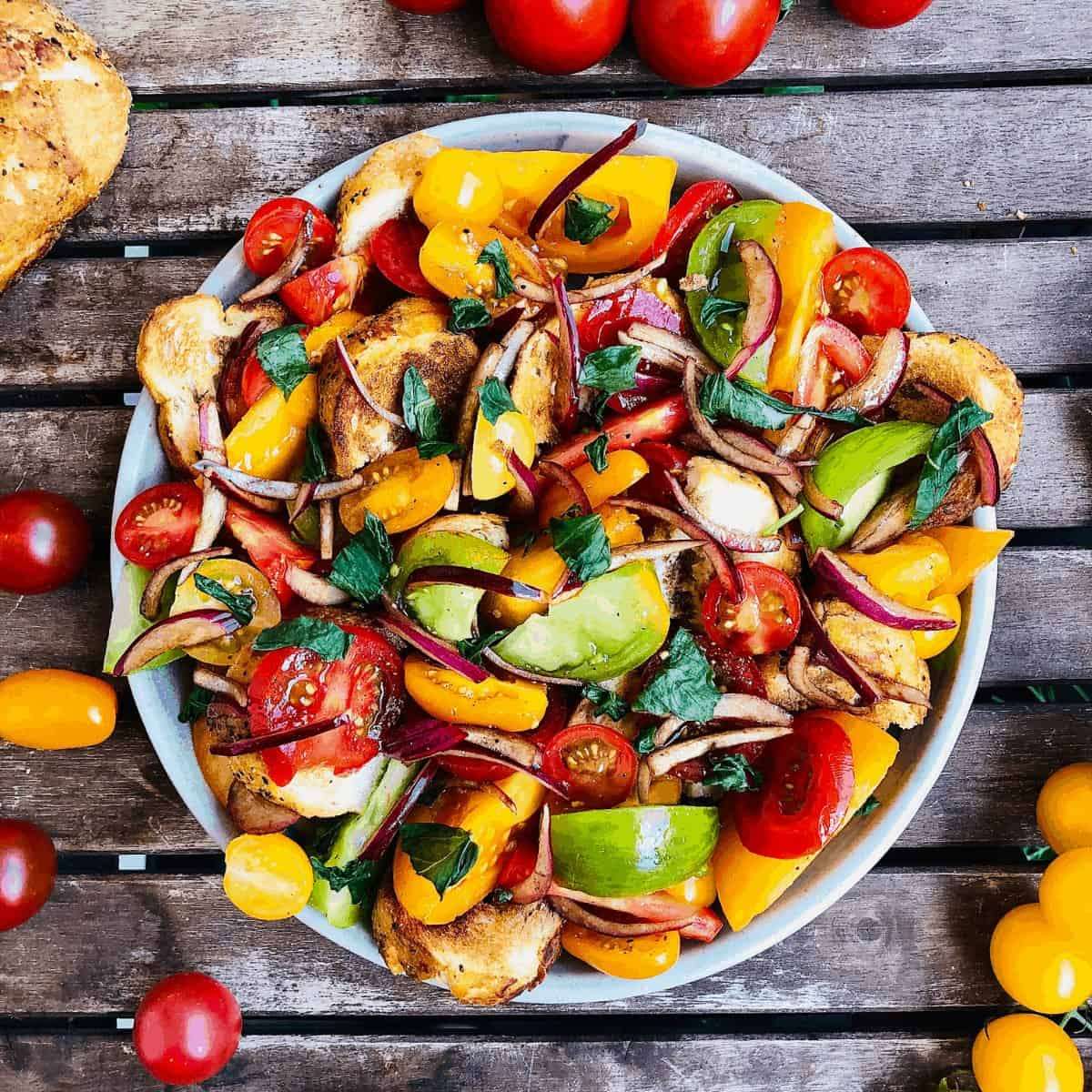 Panzanella-salade legpuzzel online