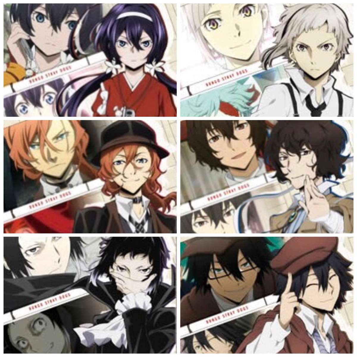 Bungo Stray Dogs online puzzle
