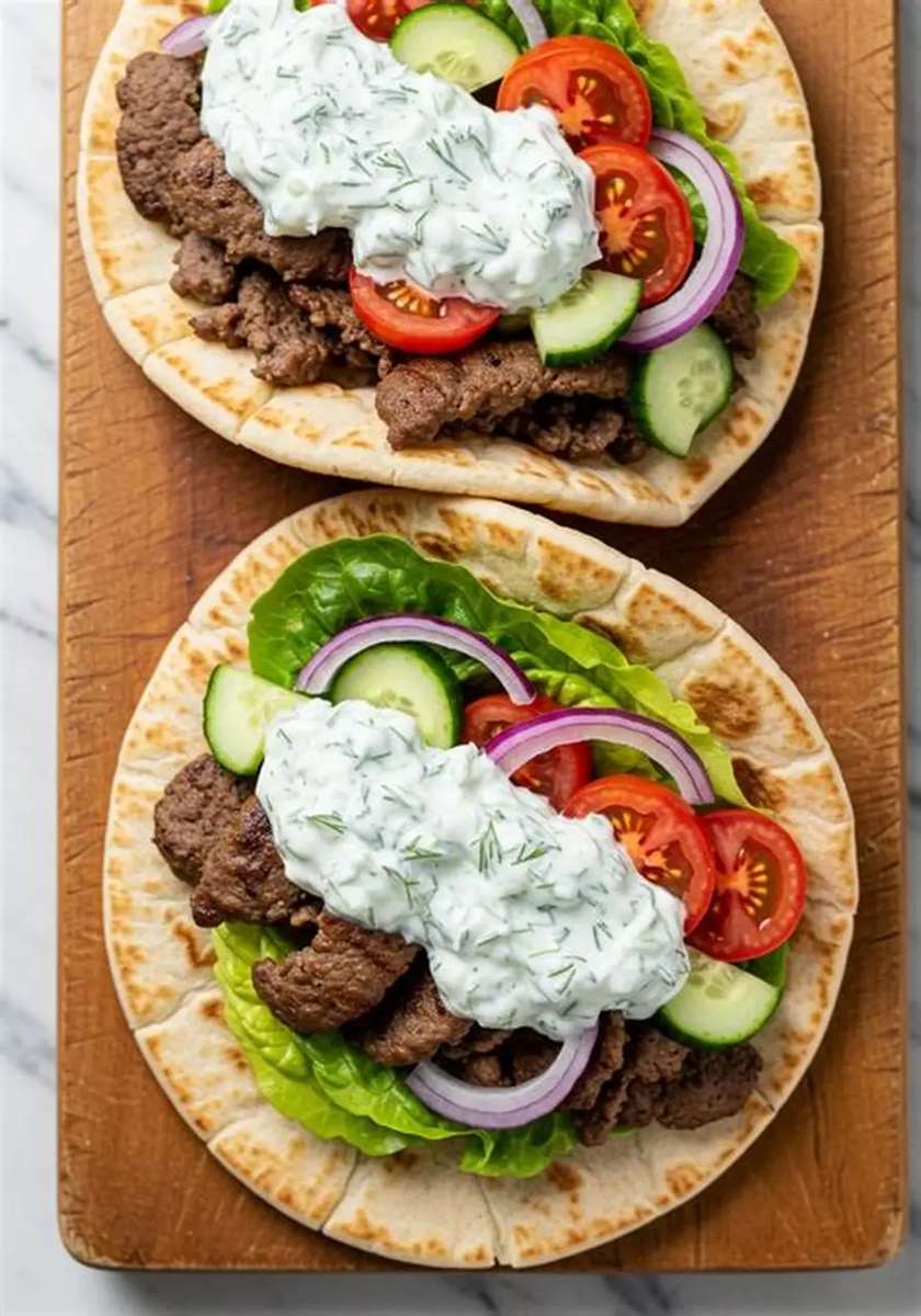 Gyros van rundvlees online puzzel