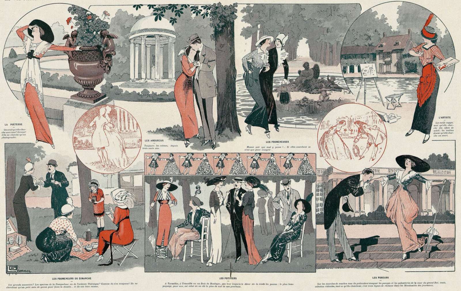 Léonnec G -1912- The Pilgrims from Versailles online puzzle