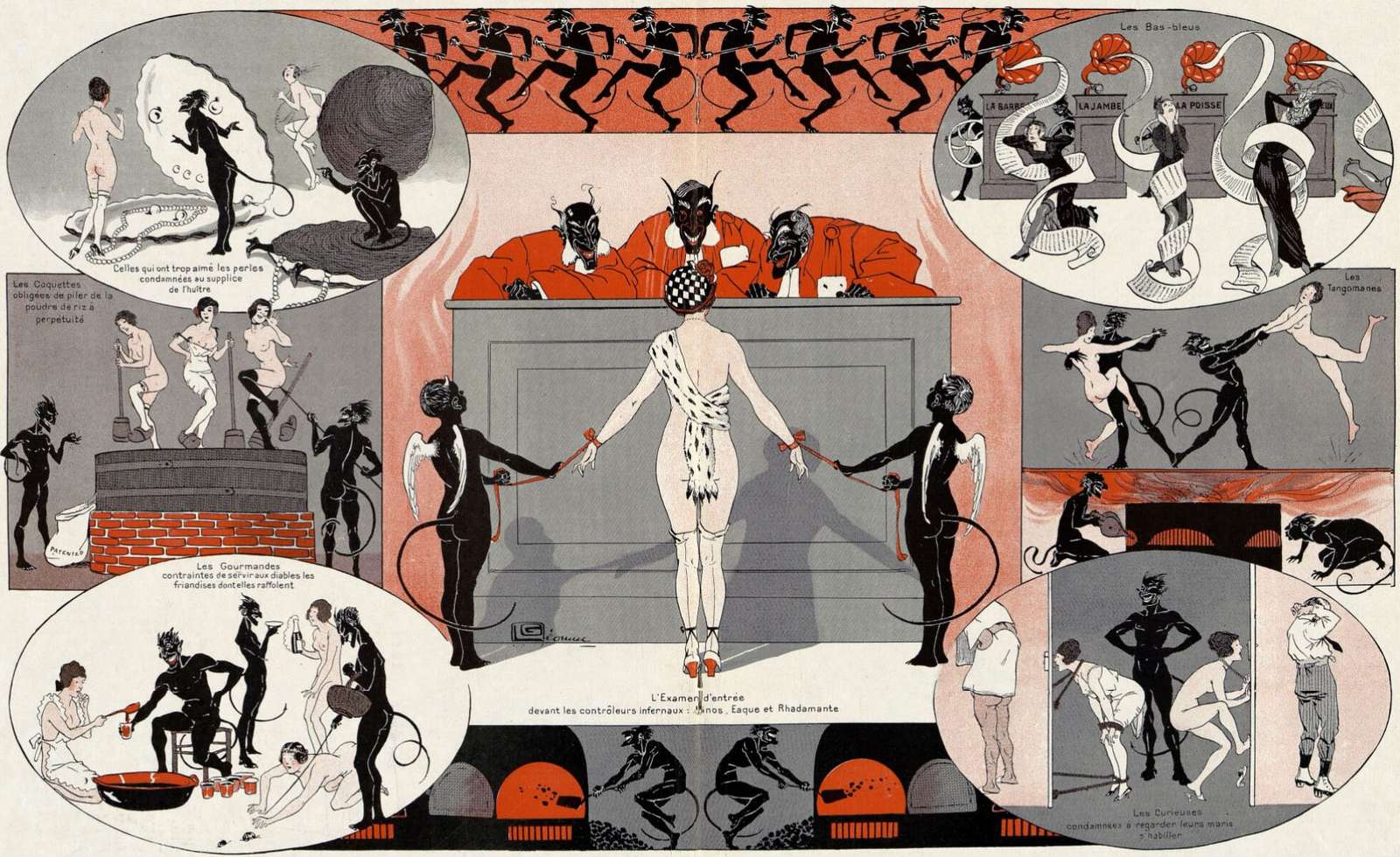 Léonnec G -1913- Una parigina all'inferno puzzle online